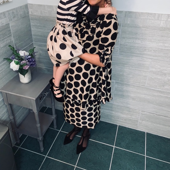 Other - Zadie bs tan w/black polka dot LADIES outfit